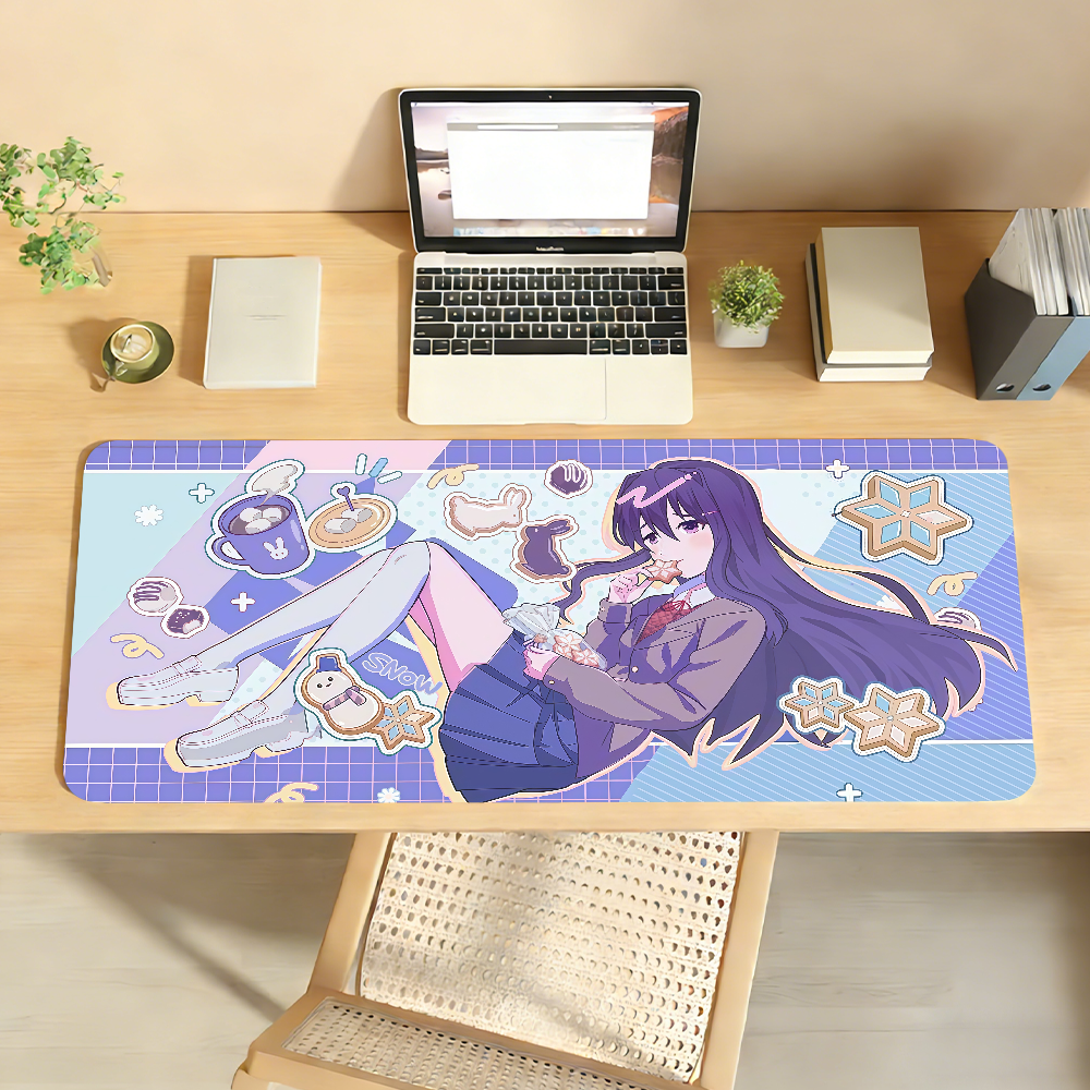 Keyboard Mouse Bundle Gaming - D-DDLC Mouse Pad Non-slip Desk Mat