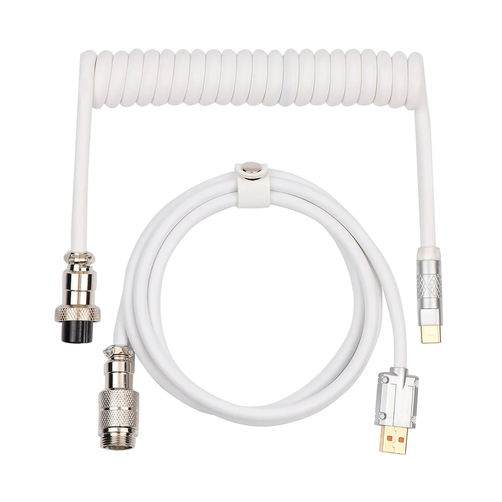 Coiled Usb Cable - EPOMAKER Puff Aviator Coiled USB Cable