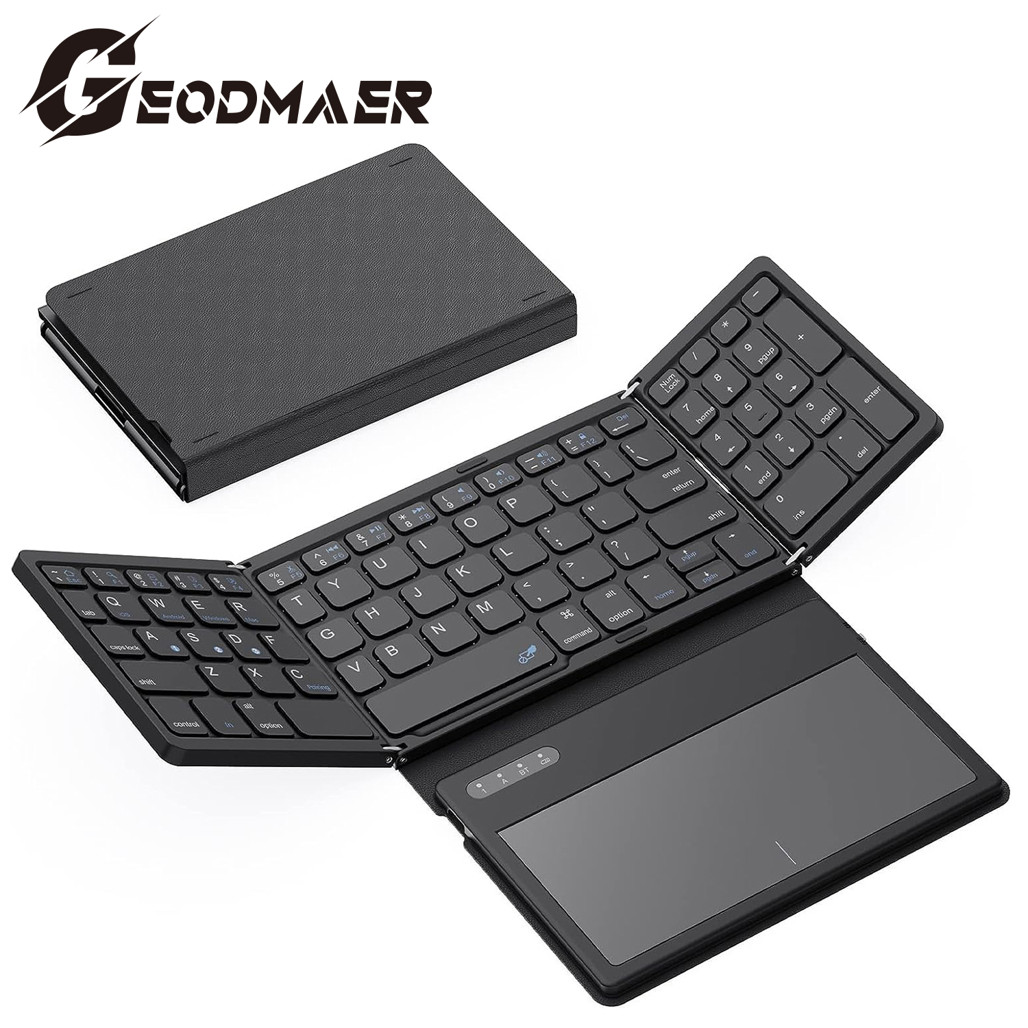 Gaming Keyboard Budget - Mini Portable Folding Keyboard with Touchpad