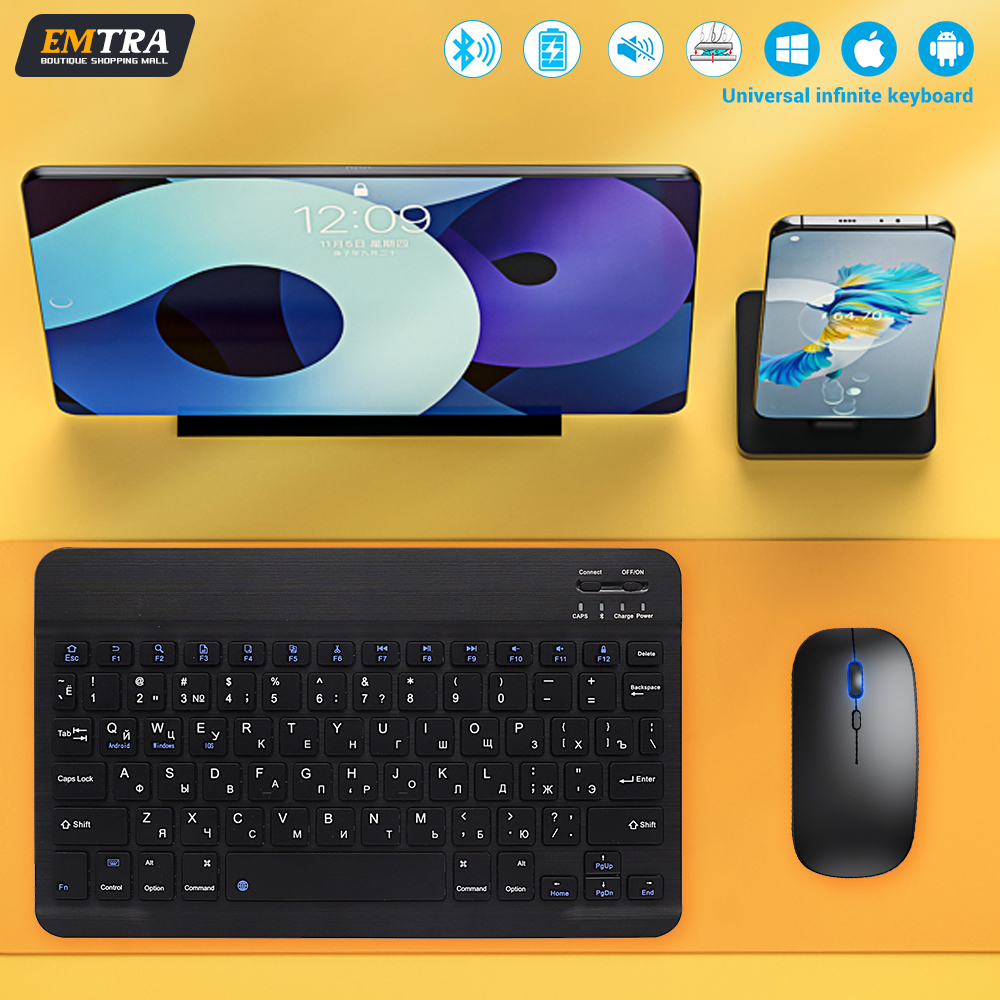 Gaming Keyboard Ergonomic - Bluetooth Keyboard and Mouse For iPad