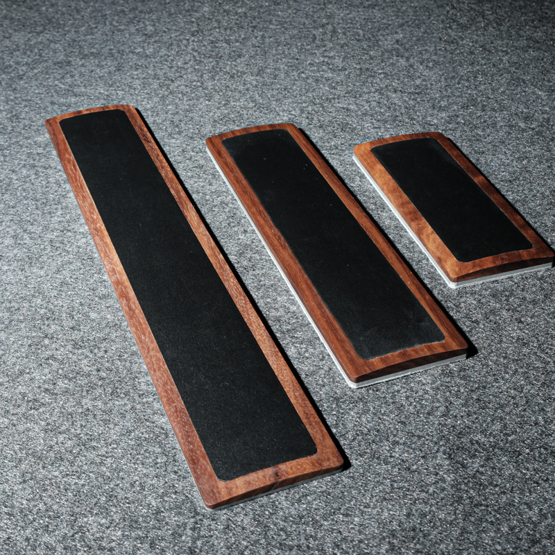 Gaming Keyboard Ergonomic - Woody Cowhide Palm Rest for Mechanical