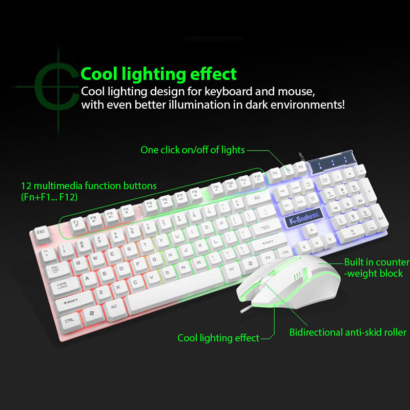 KM320 Keyboard And Mouse Set W - Gaming Keyboard And Mouse Combo のレビューと価格