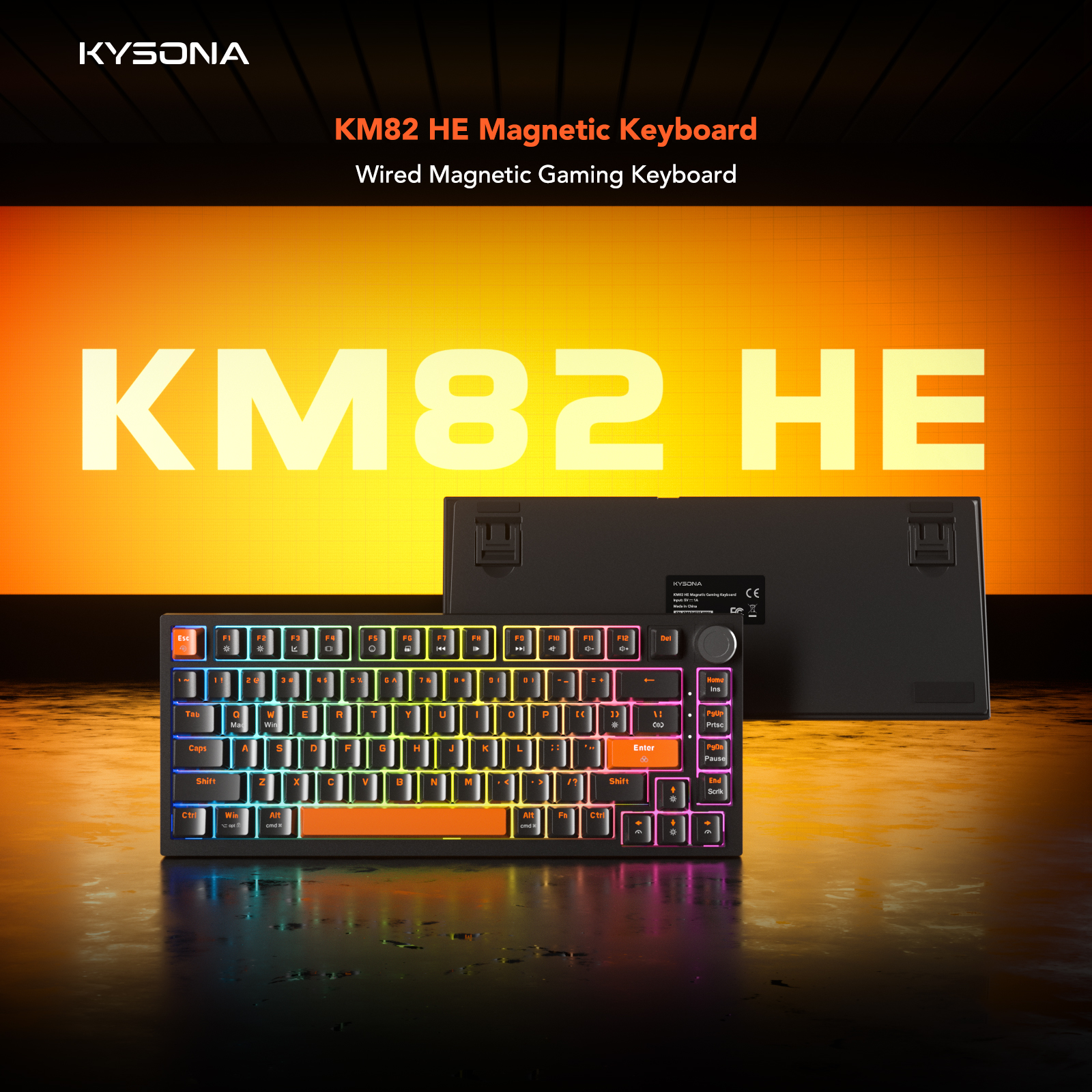 KYSONA KM82 HE Wired Gaming Ke - Gaming Keyboard Expensive のレビューと価格