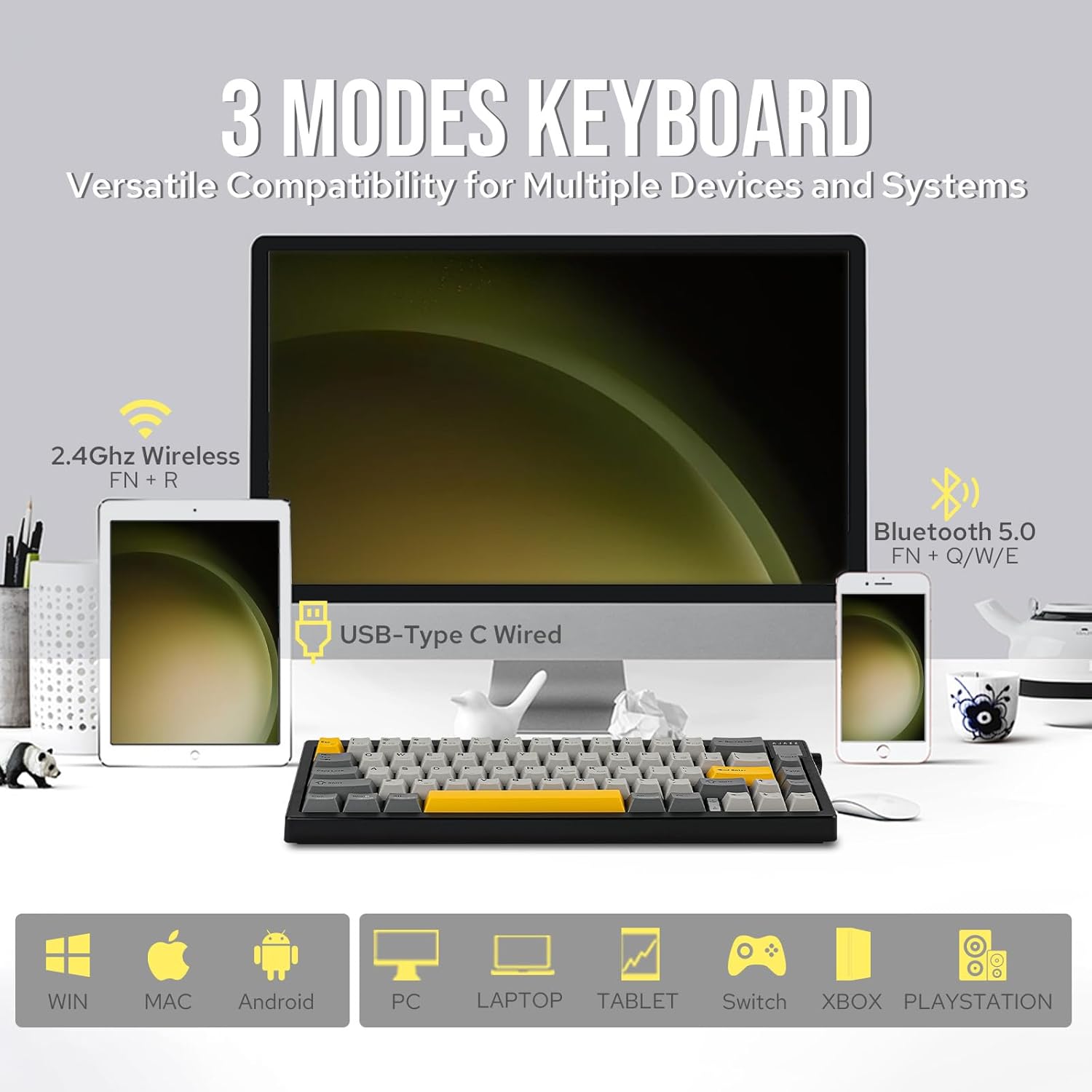 Ajazz AK650 Gaming Mechanical  - Gaming Keyboard Budget のレビューと価格