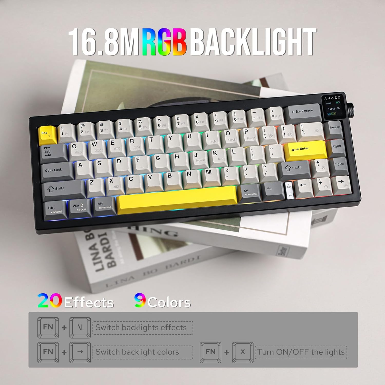 Ajazz AK650 Gaming Mechanical  - Gaming Keyboard Budget のレビューと価格