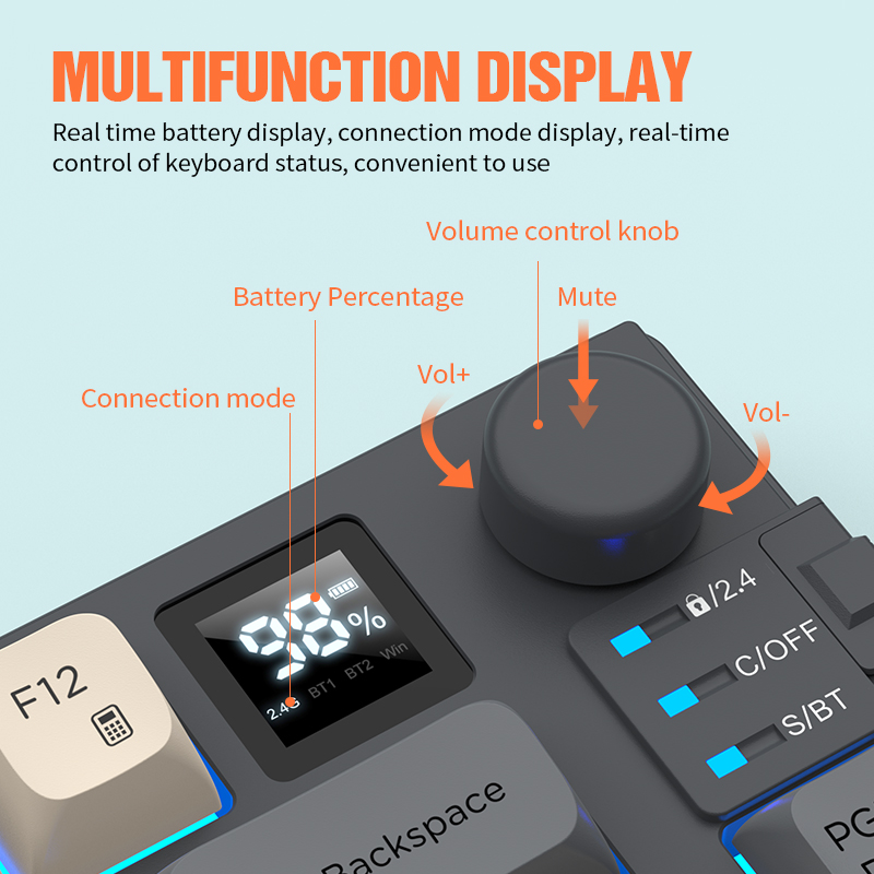 New Dual-Mode 80 Keys Wireless - Gaming Keyboard Mouse And Headset Combo のレビューと価格
