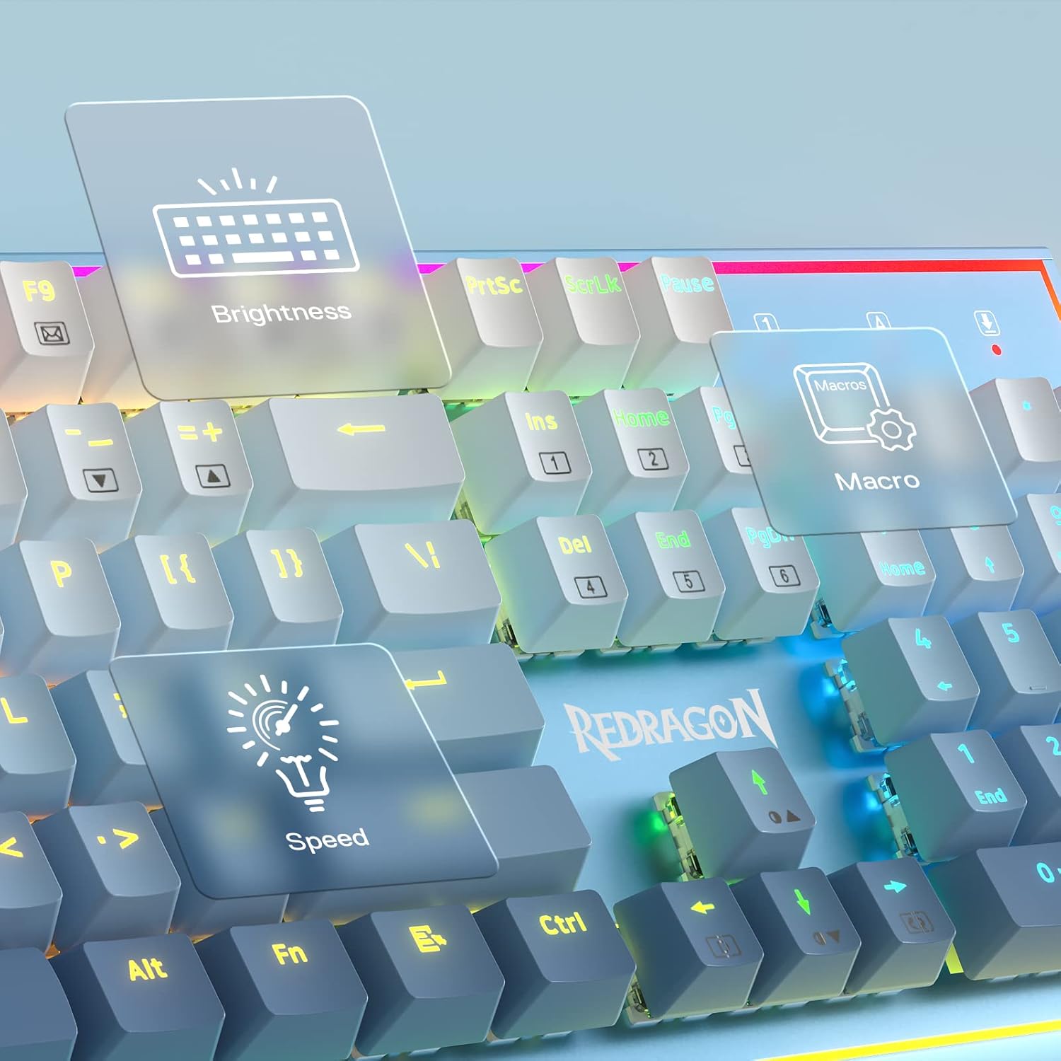 Redragon K654 RGB Gaming 104 K - Gaming Keyboard Mobile のレビューと価格