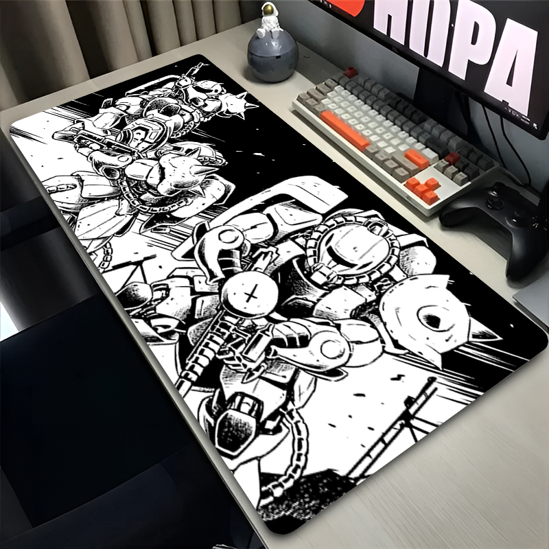Black and white Mouse Pad Game - Keyboard Gaming Black のレビューと価格