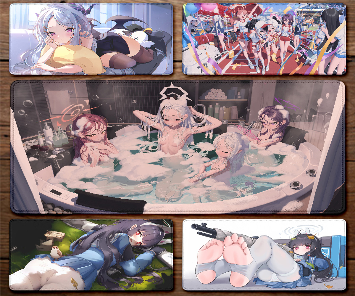 Game Girl Blue Archive Mousepa - Gaming Keyboard Blue のレビューと価格