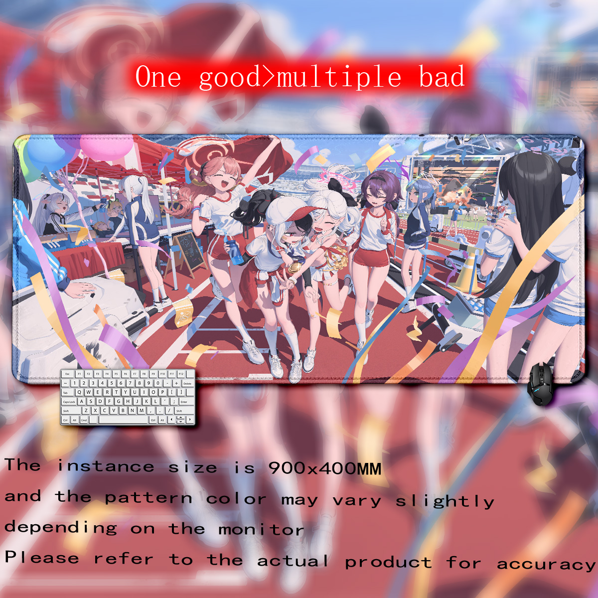 Game Girl Blue Archive Mousepa - Gaming Keyboard Blue のレビューと価格