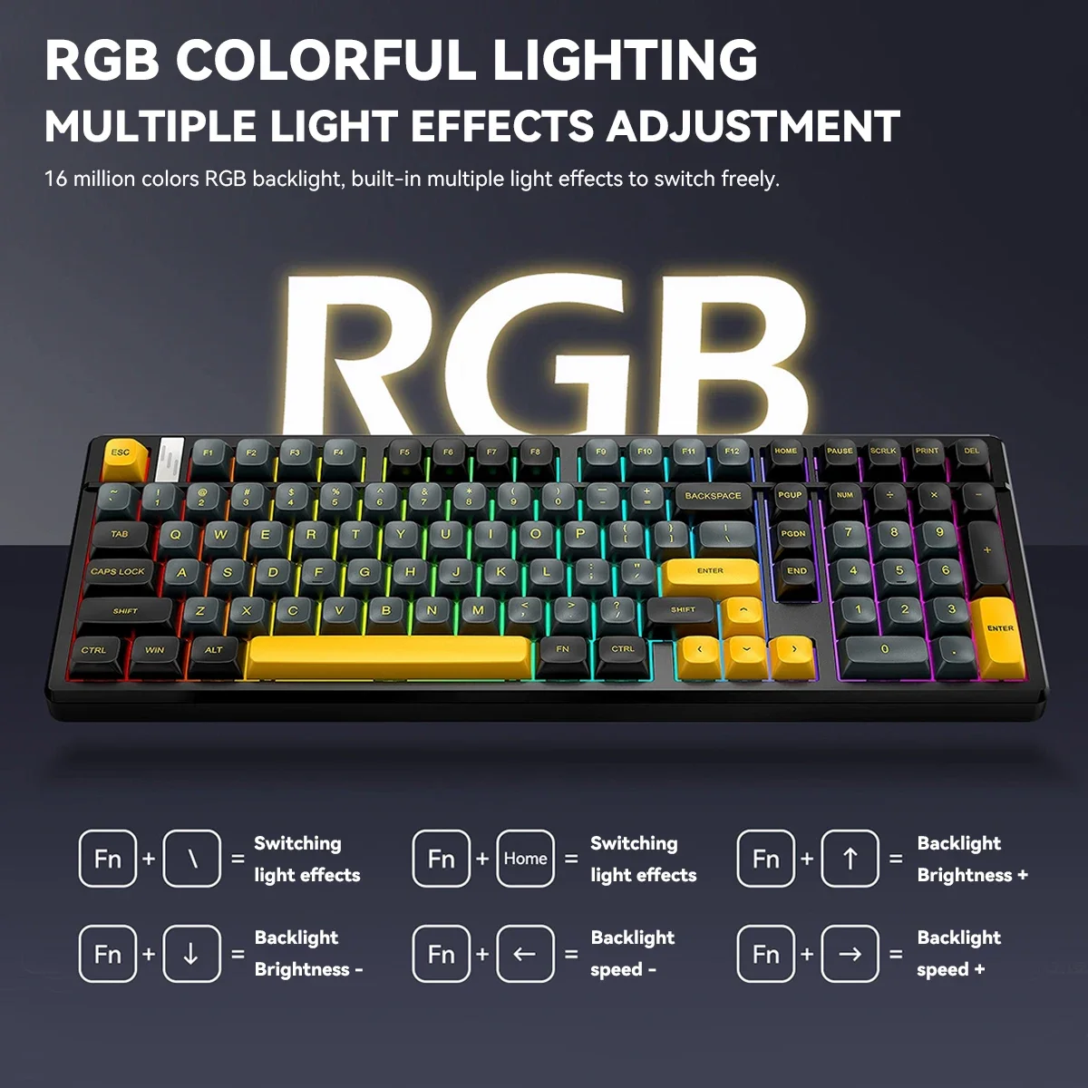 Wireless Mechanical Gaming Key - Gaming Keyboard Thocky のレビューと価格