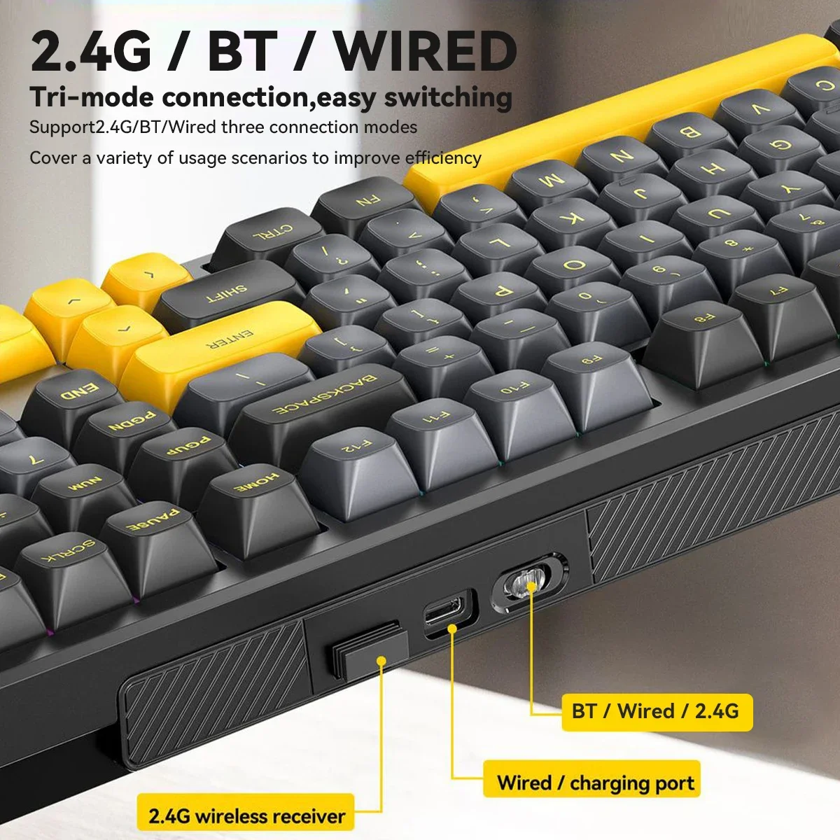 Wireless Mechanical Gaming Key - Gaming Keyboard Thocky のレビューと価格