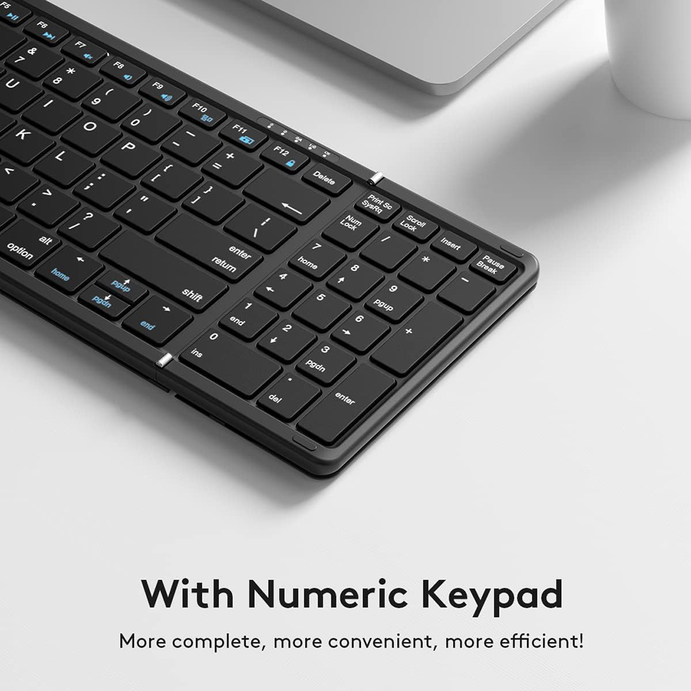 Foldable Bluetooth Keyboard wi - Gaming Keyboard Budget のレビューと価格
