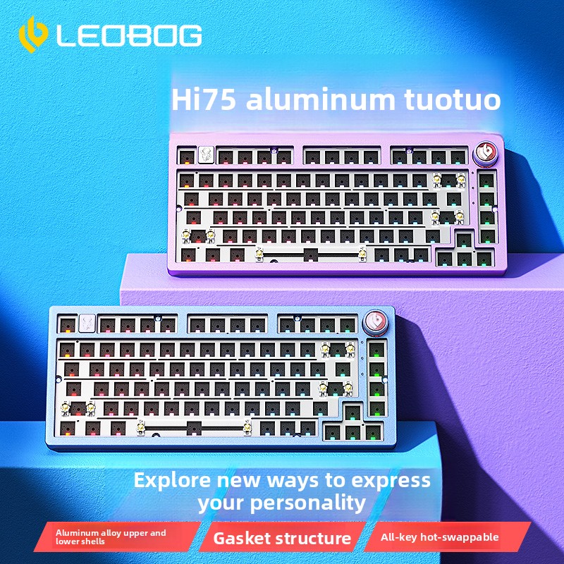 LEOBOG Hi75 CNC Aluminum Kit M - Gaming Keyboard Thocky のレビューと価格