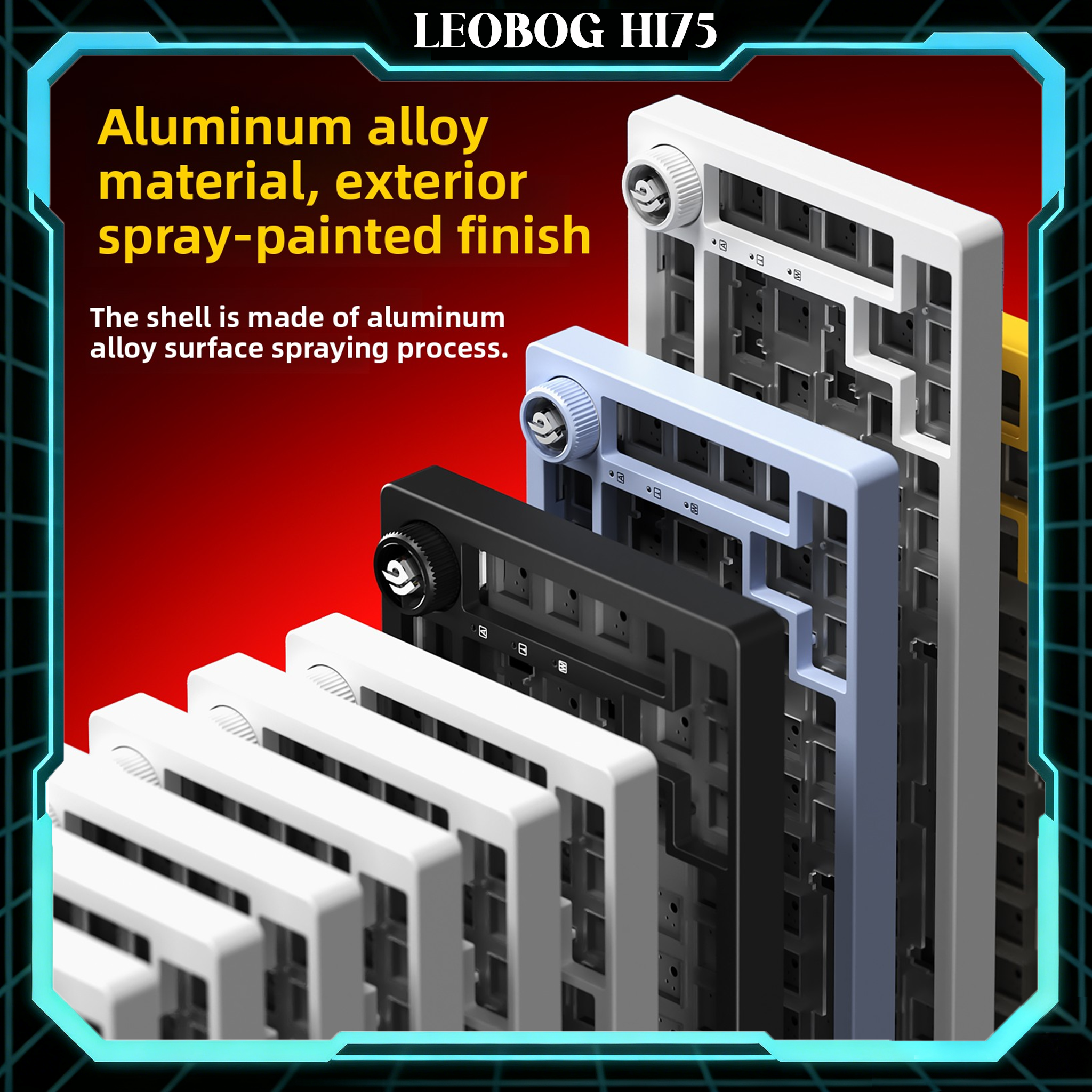 LEOBOG Hi75 CNC Aluminum Kit M - Gaming Keyboard Thocky のレビューと価格
