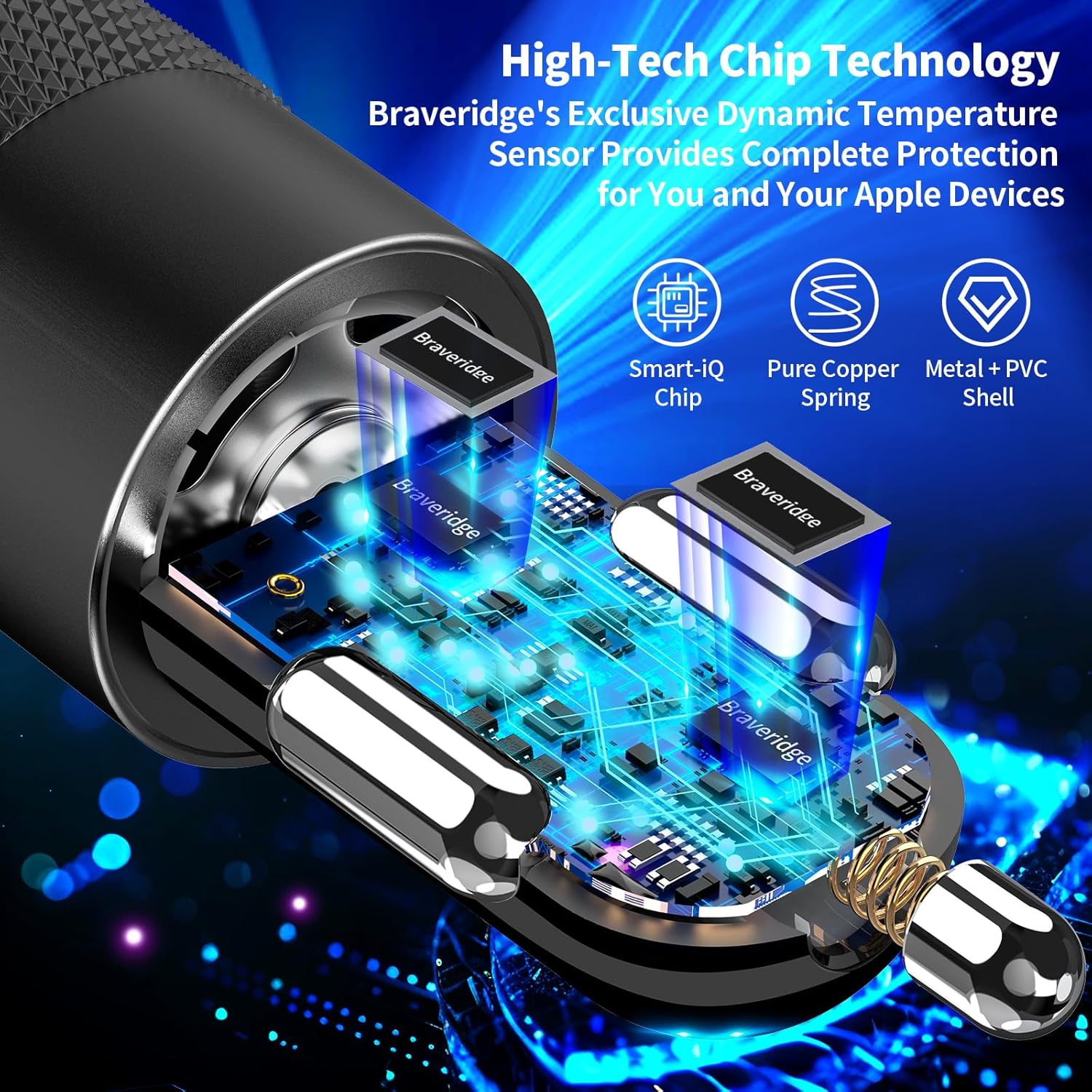 75W USB C Car Charger Fast Cha - Coiled Usb Cable のレビューと価格