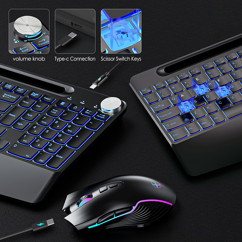 2.4G&Type-C Wireless Keyboard  - Gaming Keyboard Mouse And Headset Combo のレビューと価格