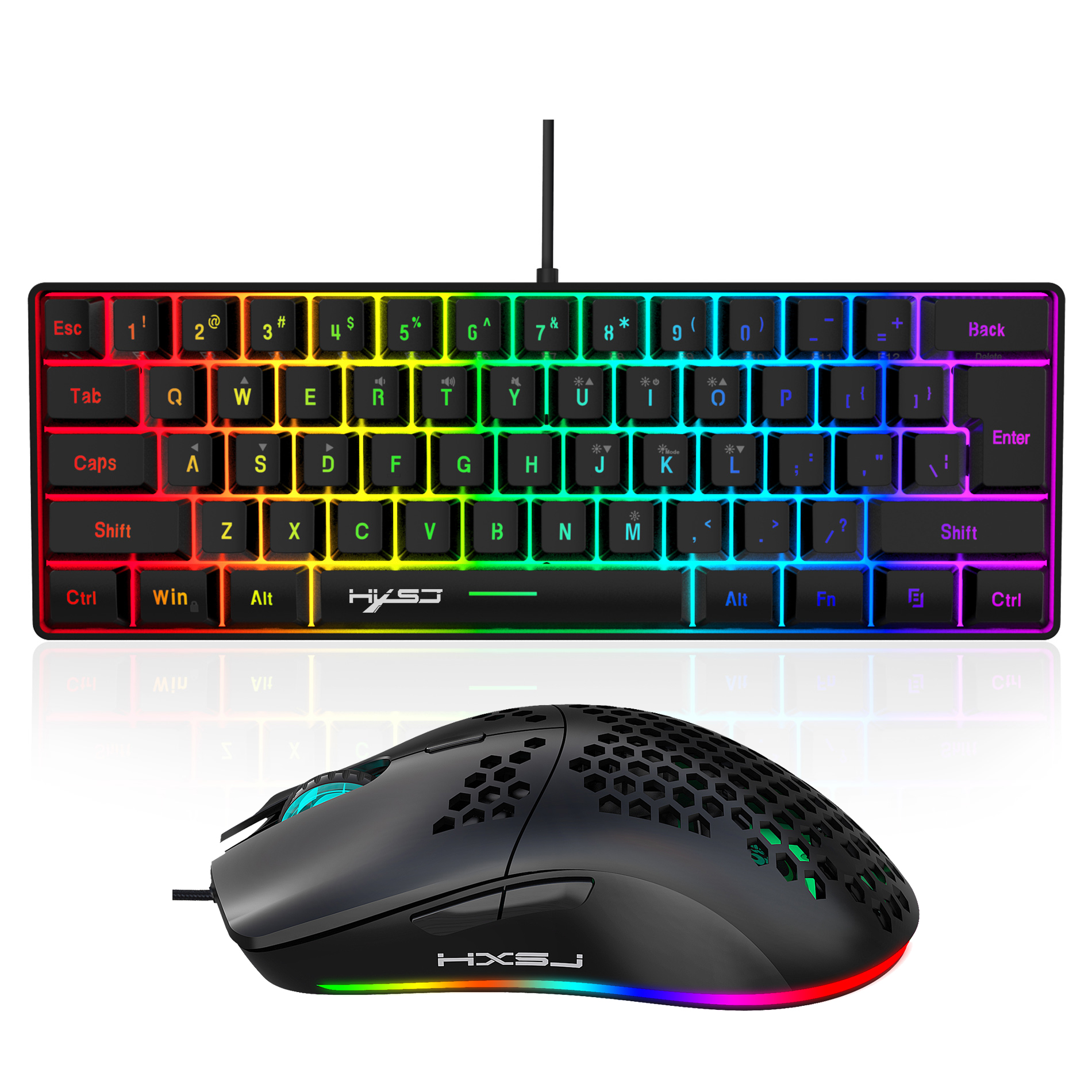 Hot selling HXSJ 61 keys V700  - Gaming Keyboard Extension のレビューと価格