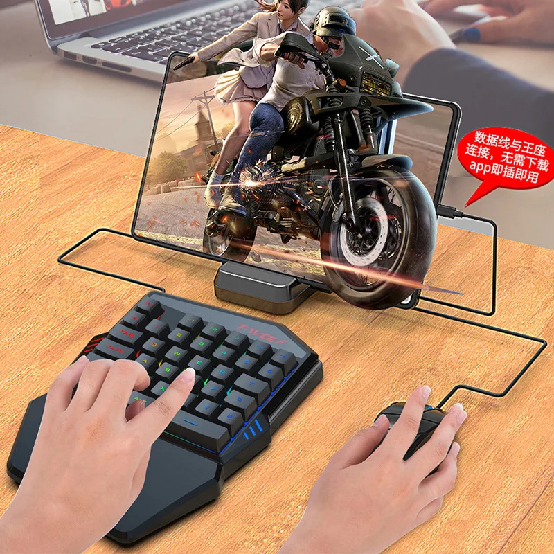 T-WOLF TF900 One Handed Keyboa - Gaming Keyboard Hand のレビューと価格