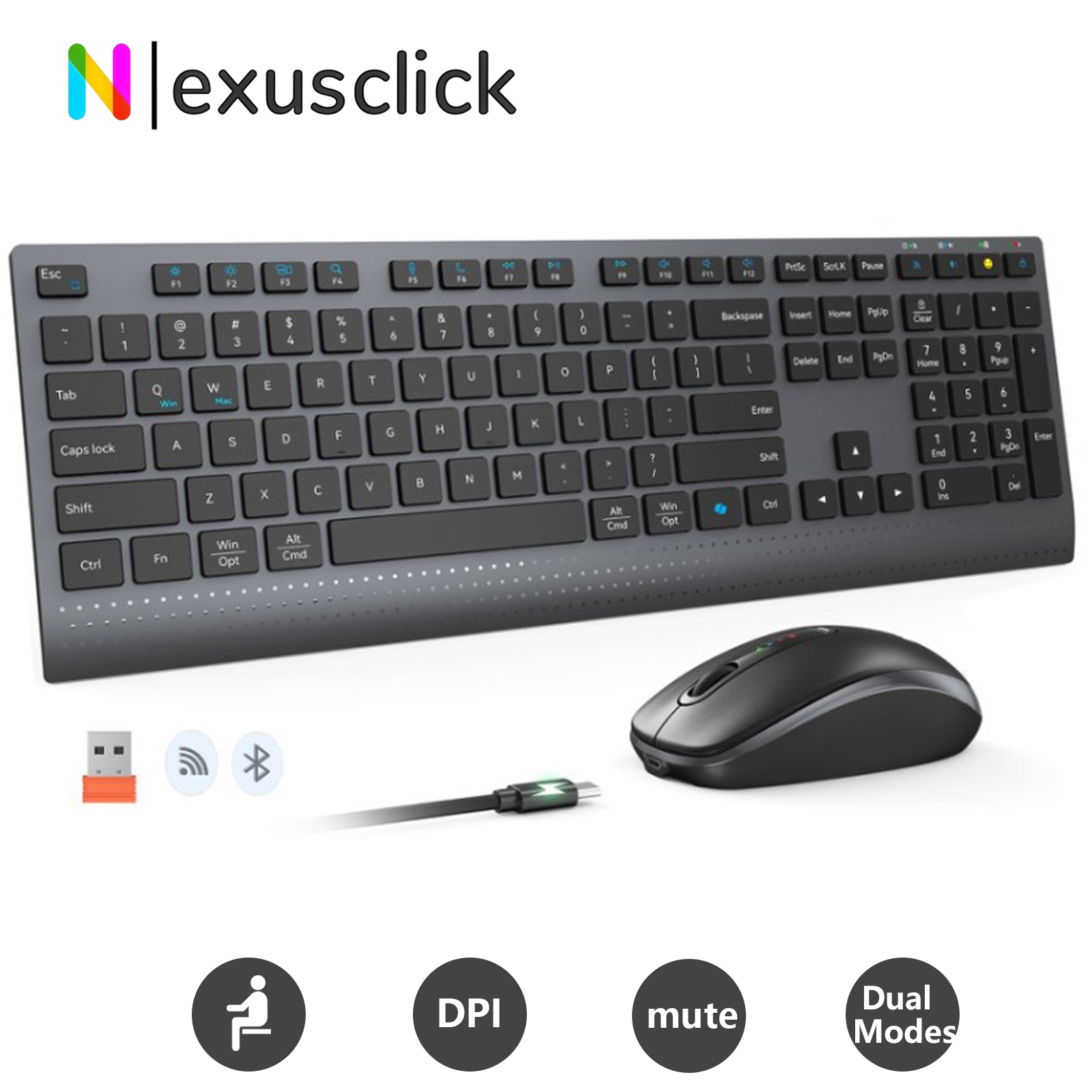 Dual-mode 2.4G Wireless Keyboa - Gaming Keyboard Mouse And Headset Combo のレビューと価格