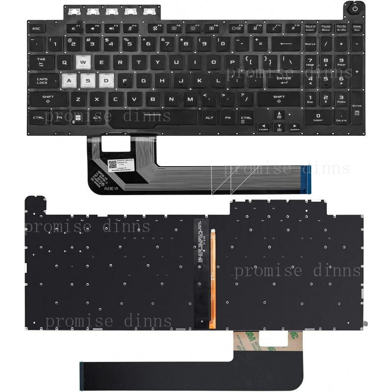M   US Keyboard for Asus TUF G - Gaming Keyboard Asus のレビューと価格