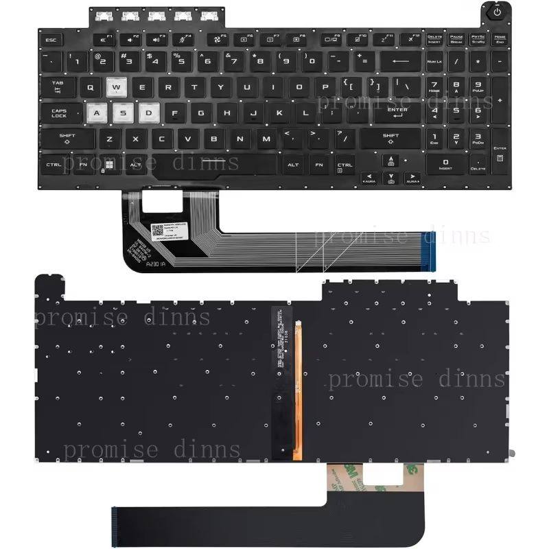 M   US Keyboard for Asus TUF G - Gaming Keyboard Asus のレビューと価格