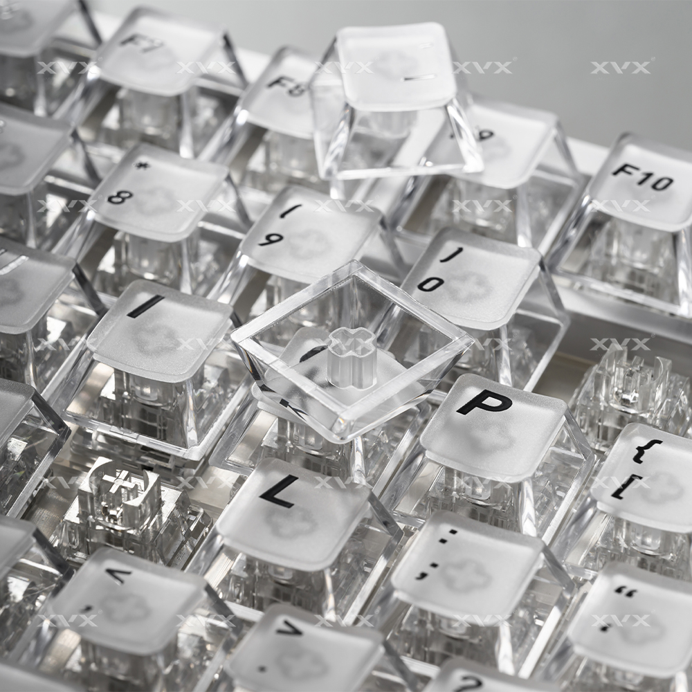 XVX Crystal Transparent Keycap - Keyboard Gaming Black のレビューと価格