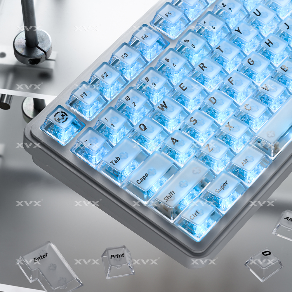 XVX Crystal Transparent Keycap - Keyboard Gaming Black のレビューと価格