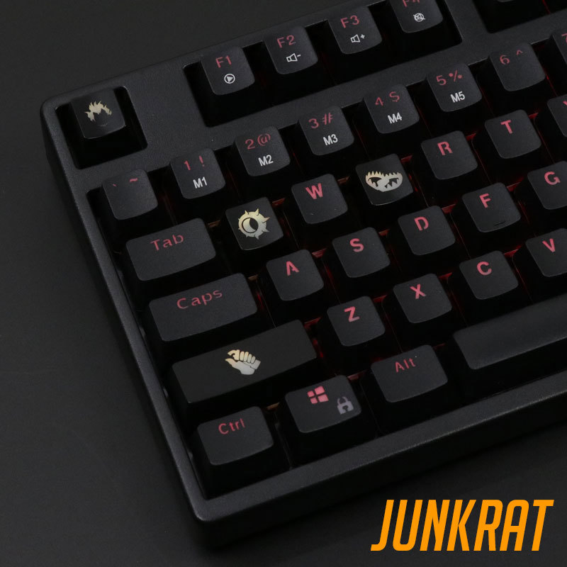 4 pcs/set keysets backlight OW - Keyboard Gaming Black のレビューと価格