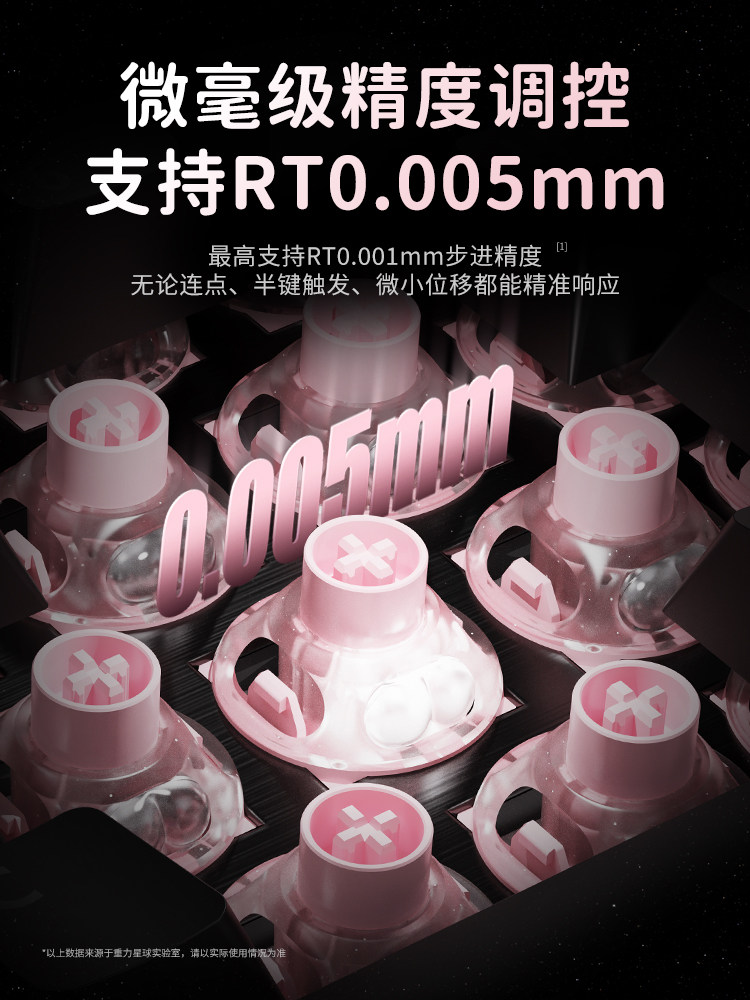 UFO Peach Pink Magnetic Switch - Gaming Keyboard Thocky のレビューと価格