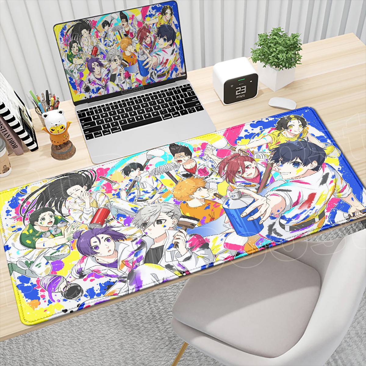 Large Laptop Keyboard Mats PC  - Gaming Keyboard Blue のレビューと価格