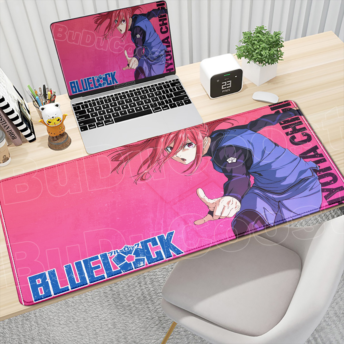 Large Laptop Keyboard Mats PC  - Gaming Keyboard Blue のレビューと価格