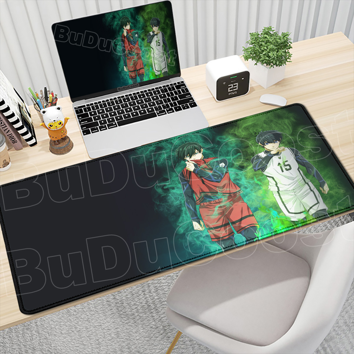 Large Laptop Keyboard Mats PC  - Gaming Keyboard Blue のレビューと価格