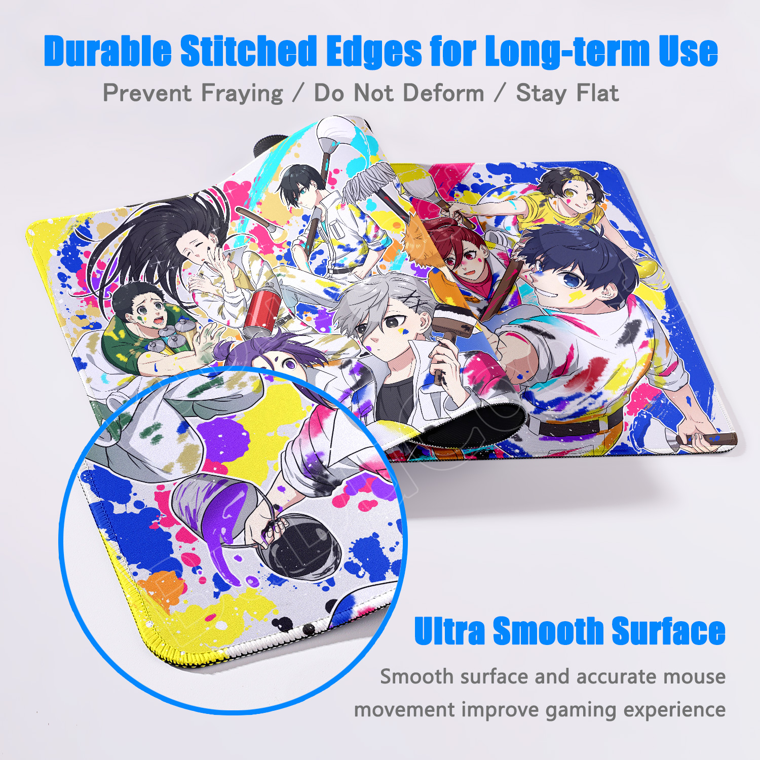 Large Laptop Keyboard Mats PC  - Gaming Keyboard Blue のレビューと価格