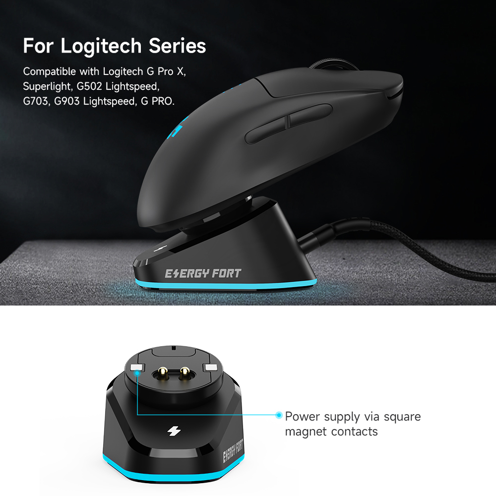 Gaming Mouse Charger For Logit - Gaming Keyboard Ergonomic のレビューと価格