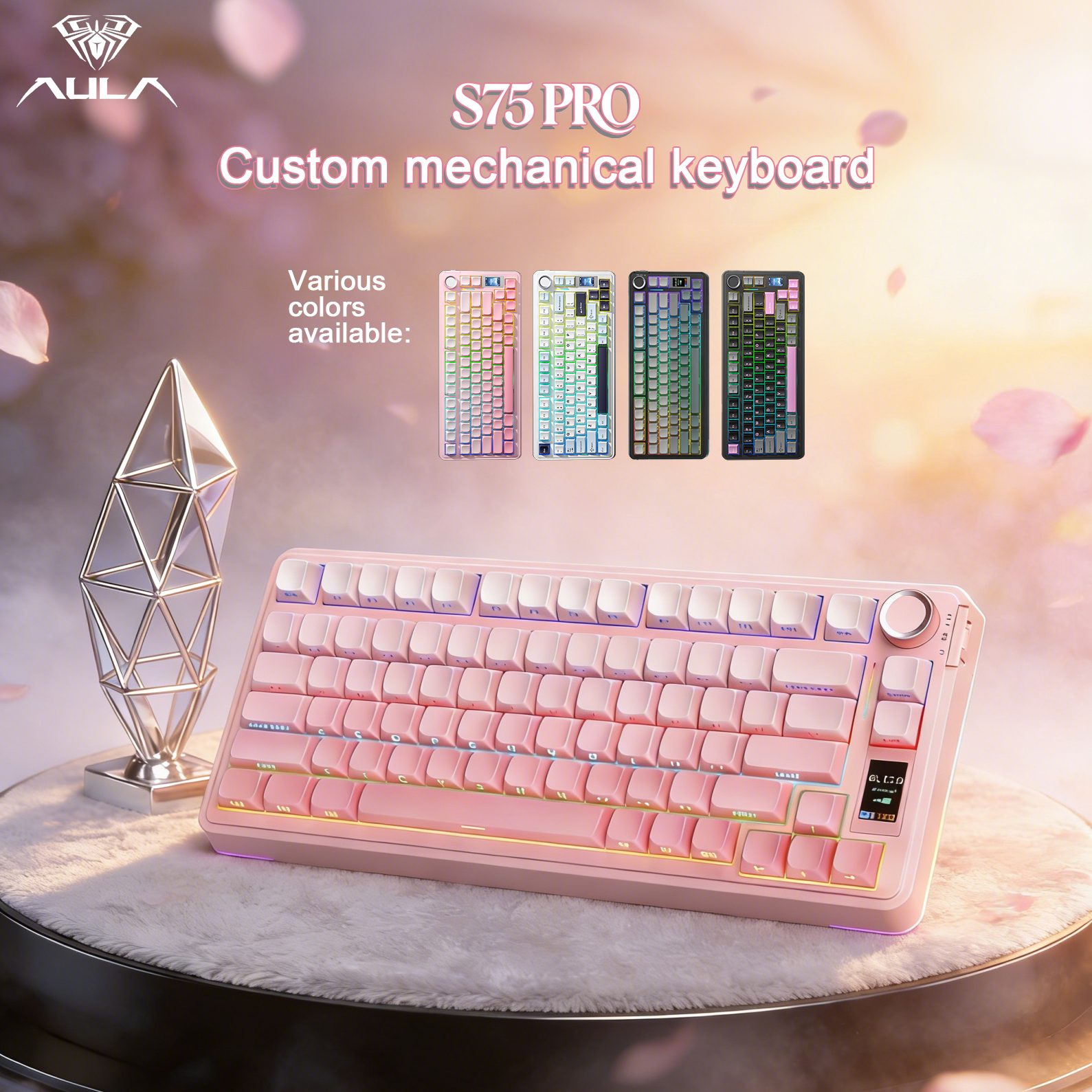 AULA S75 PRO Wireless Mechanic - Gaming Keyboard Expensive のレビューと価格