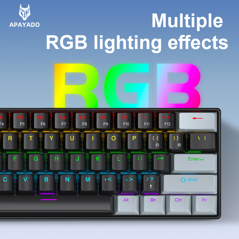 APAYADO K61 Mini Mechanical Ke - Gaming Keyboard Hot Swappable のレビューと価格