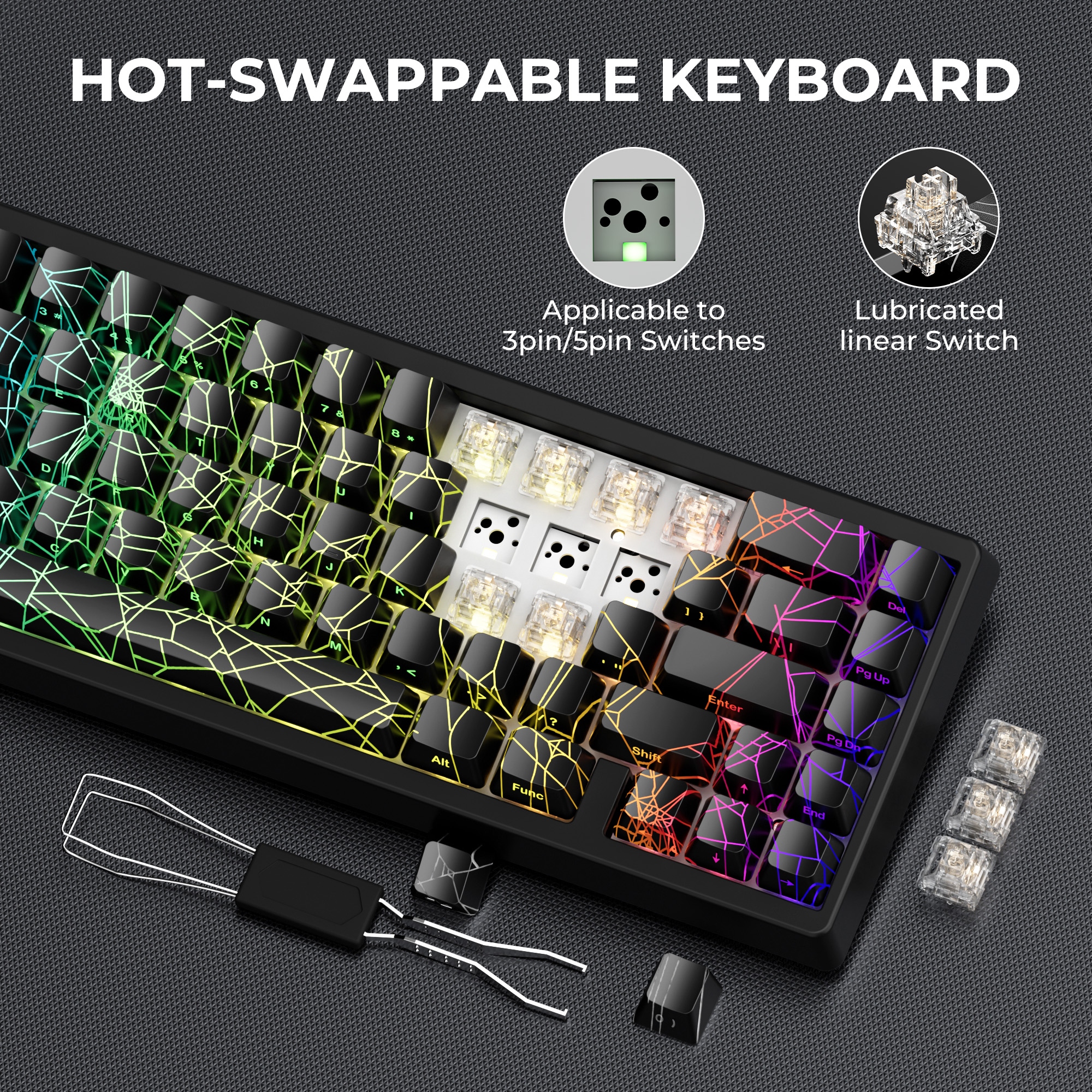 XVX M67 60% Percent Keyboard W - Gaming Keyboard Thocky のレビューと価格