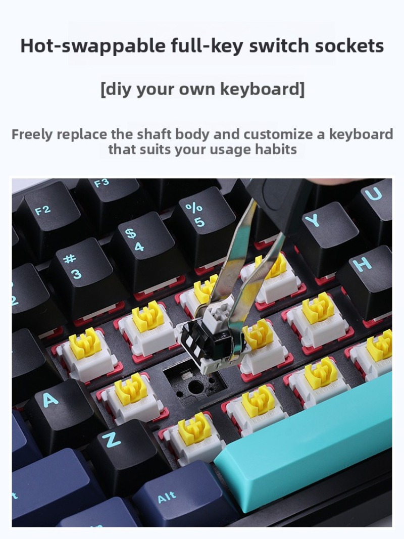 AULA F87 Pro Wireless Mechanic - Gaming Keyboard Thocky のレビューと価格