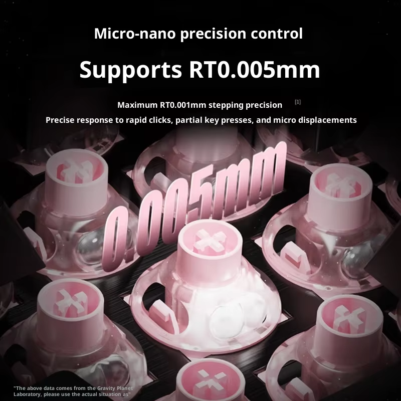 UFO Peach Pink Magnetic Switch - Gaming Keyboard Thocky のレビューと価格
