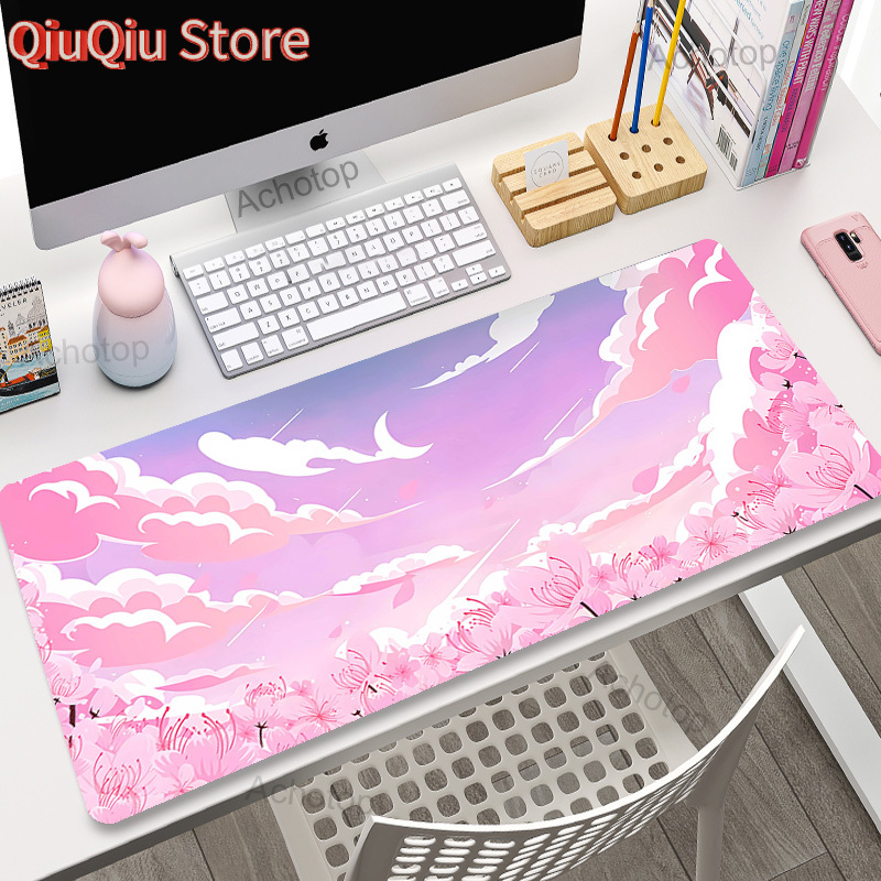 Pink Clouds Mouse Pad Gamer Mo - Keyboard Mouse Bundle Gaming のレビューと価格