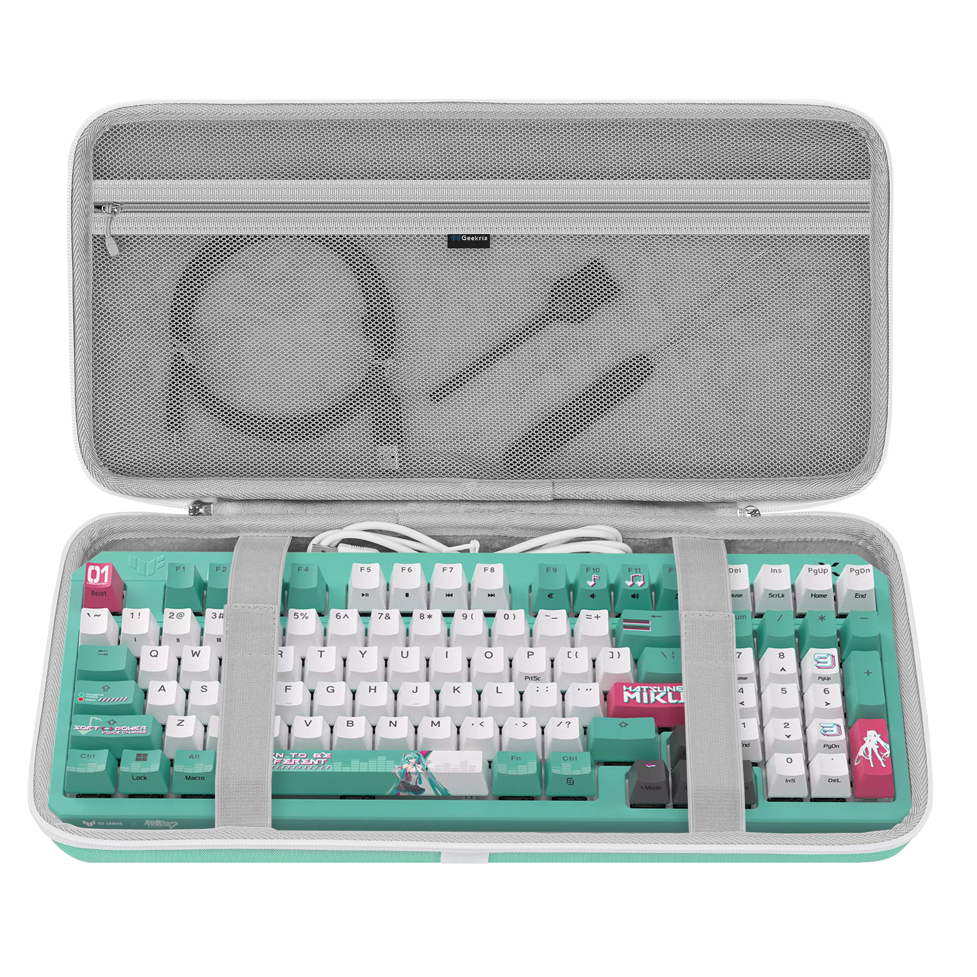 Geekria Keyboard Case, Compati - Gaming Keyboard Blue のレビューと価格