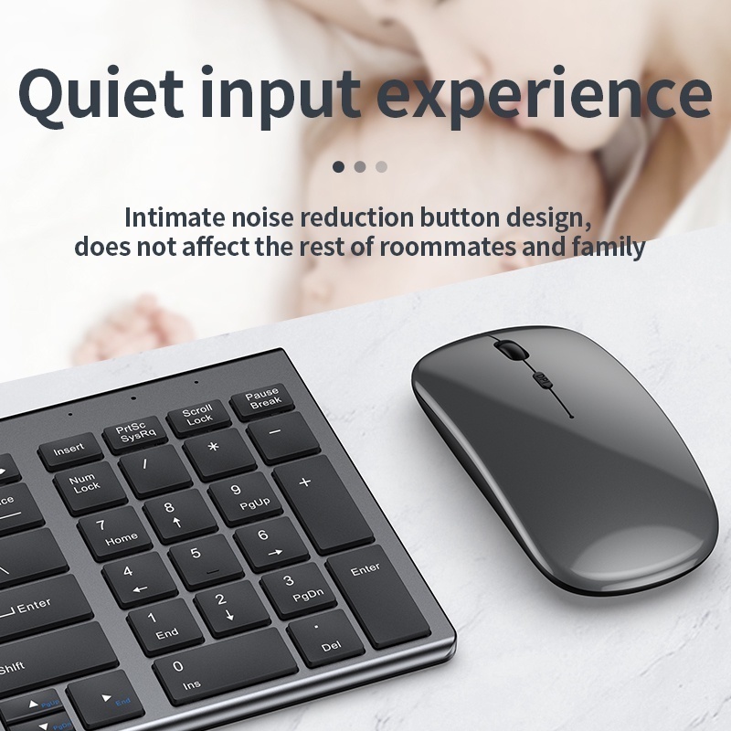 Jomaa Slim Rechargeable Blueto - Gaming Keyboard Mouse And Headset Combo のレビューと価格