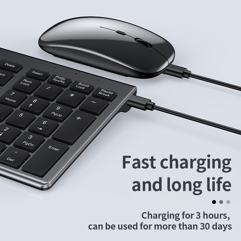 Jomaa Slim Rechargeable Blueto - Gaming Keyboard Mouse And Headset Combo のレビューと価格