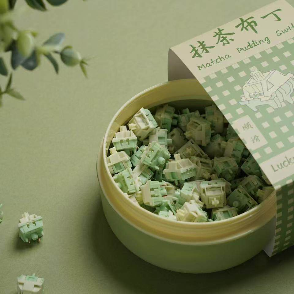 Keygeek Matcha Pudding Switch  - Gaming Keyboard Thocky のレビューと価格