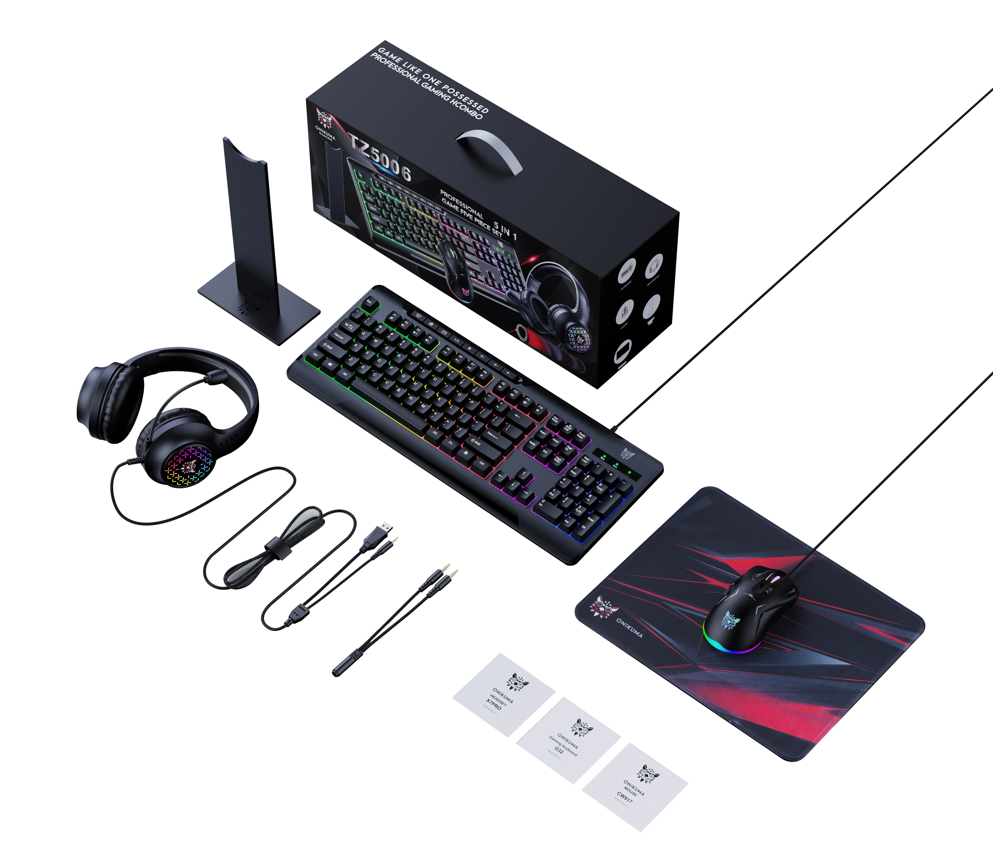 Sunlight 0025 in 1 Combo Gamin - Gaming Keyboard Mouse And Headset Combo のレビューと価格