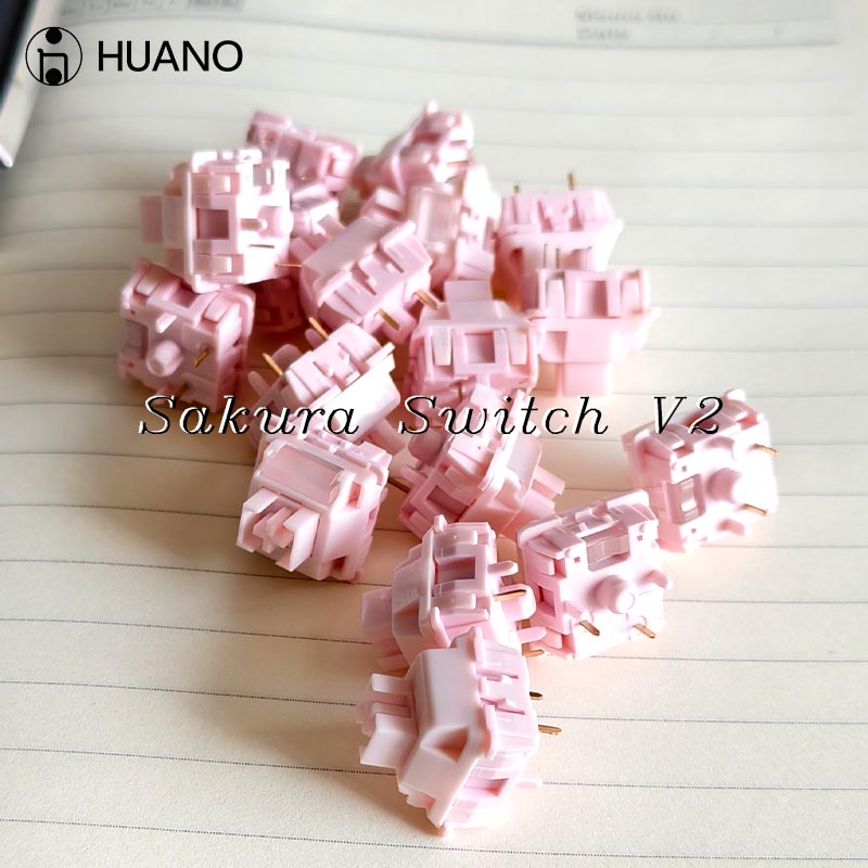 HUANO Sakura V2 Switch 5-Pins  - Gaming Keyboard Hot Swappable のレビューと価格