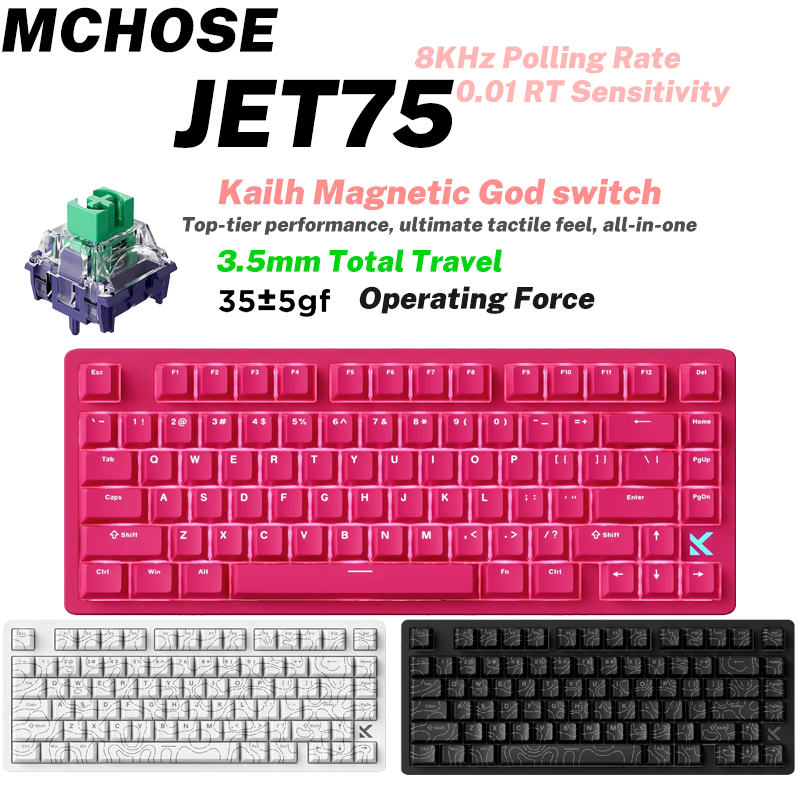 MCHOSE JET75  Magnetic Switch  - Gaming Keyboard Expensive のレビューと価格