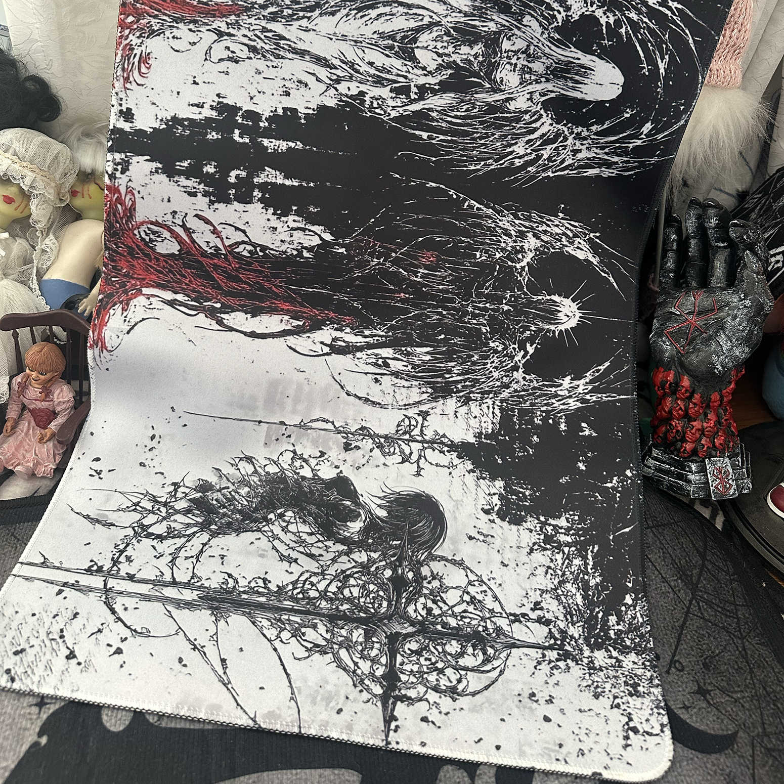 Dark Angel Art Design Large Si - Keyboard Gaming Black のレビューと価格