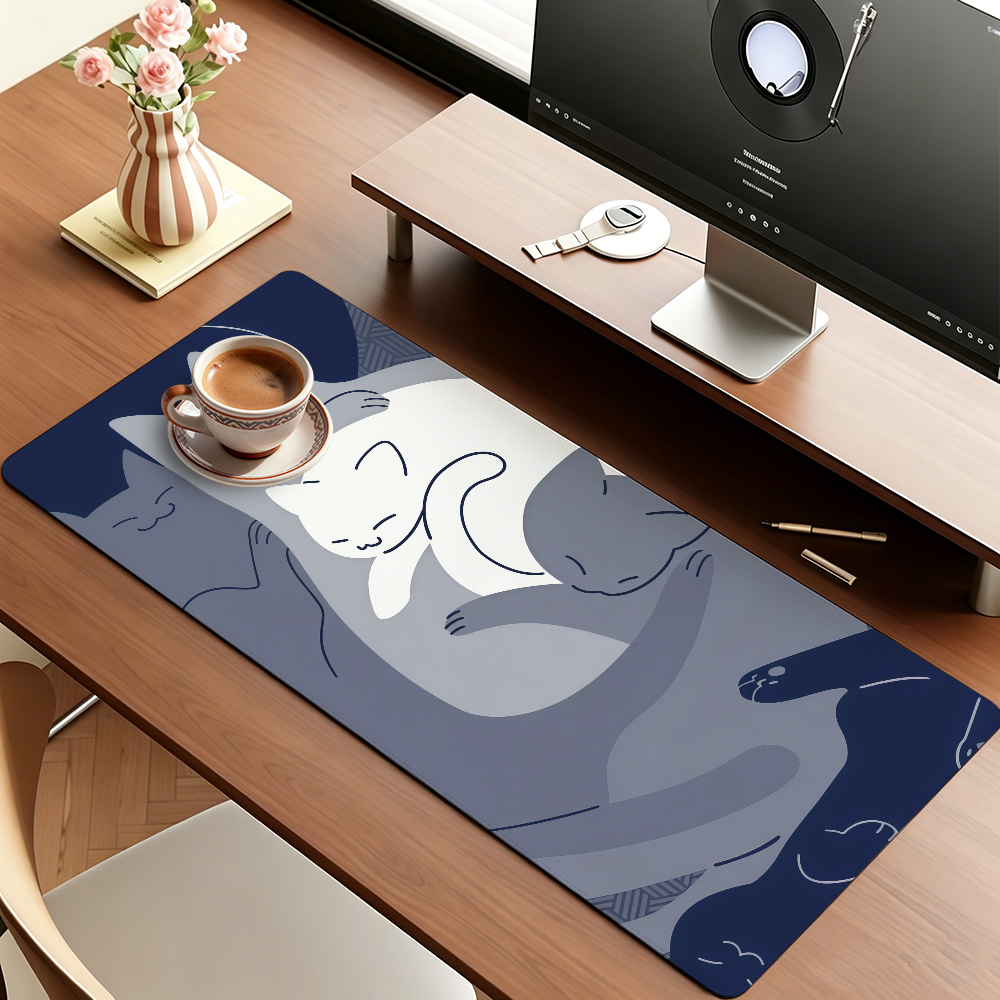 Cute Blue Cat Y-yuzZzil feline - Gaming Keyboard Blue のレビューと価格